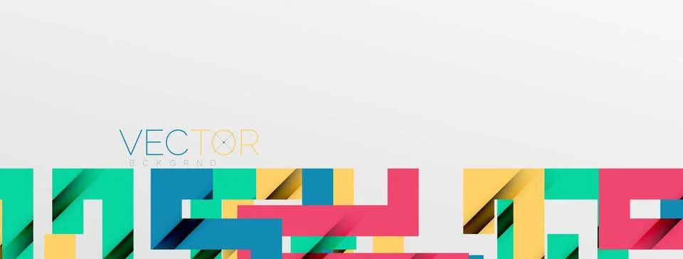 Color bend lines with shadow texture effect. Vector Illustration For Wallpaper Stock Illustration