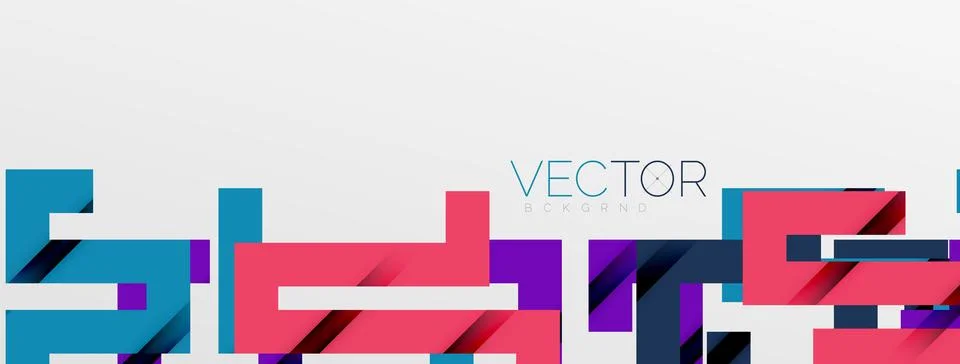Color bend lines with shadow texture effect. Vector Illustration For Wallpaper Stock Illustration