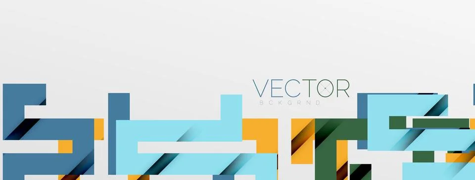 Color bend lines with shadow texture effect. Vector Illustration For Wallpaper Stock Illustration