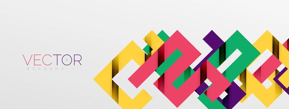 Color bend lines with shadow texture effect. Vector Illustration For Wallpaper Stock Illustration
