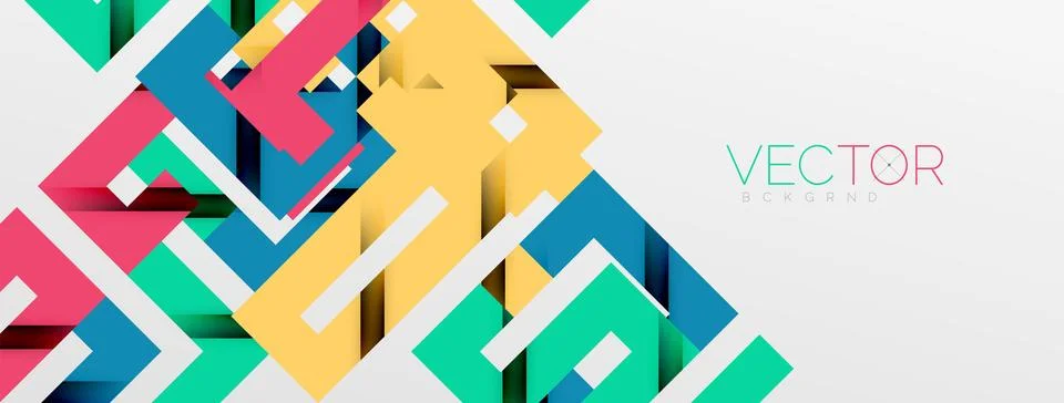Color bend lines with shadow texture effect. Vector Illustration For Wallpaper Stock Illustration