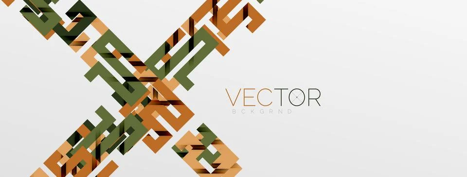 Color bend lines with shadow texture effect. Vector Illustration For Wallpaper Stock Illustration