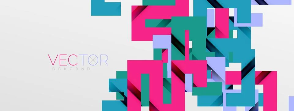 Color bend lines with shadow texture effect. Vector Illustration For Wallpaper Stock Illustration