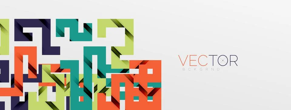 Color bend lines with shadow texture effect. Vector Illustration For Wallpaper Stock Illustration
