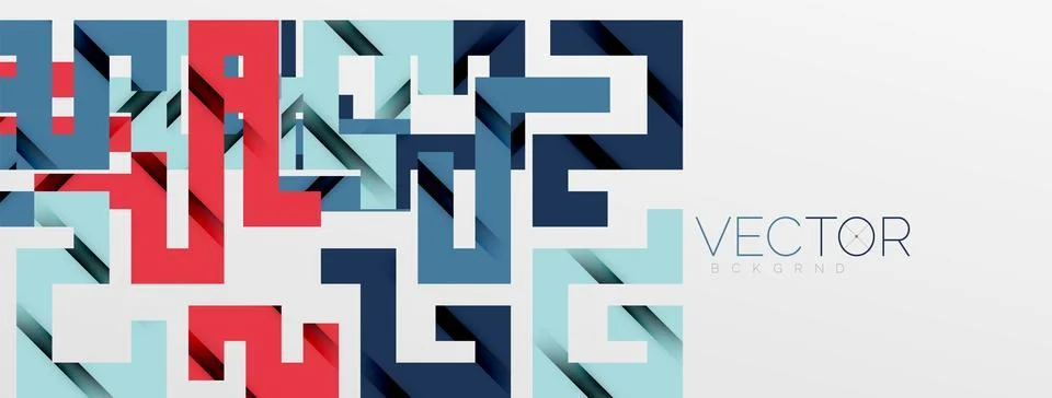 Color bend lines with shadow texture effect. Vector Illustration For Wallpaper Stock Illustration
