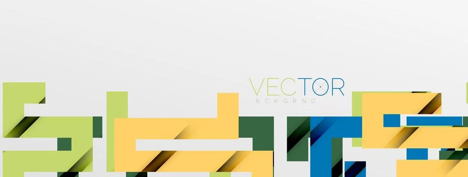 Color bend lines with shadow texture effect. Vector Illustration For Wallpape Stock Illustration