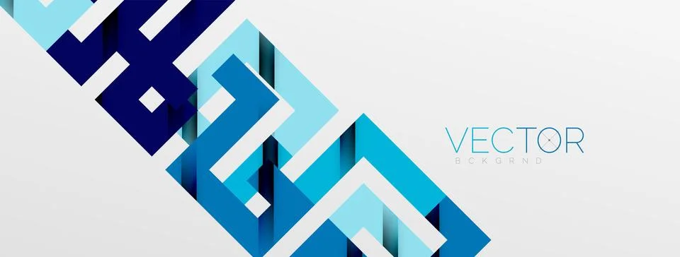 Color bend lines with shadow texture effect. Vector Illustration For Wallpape Stock Illustration