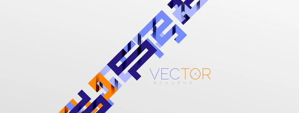 Color bend lines with shadow texture effect. Vector Illustration For Wallpaper Stock Illustration