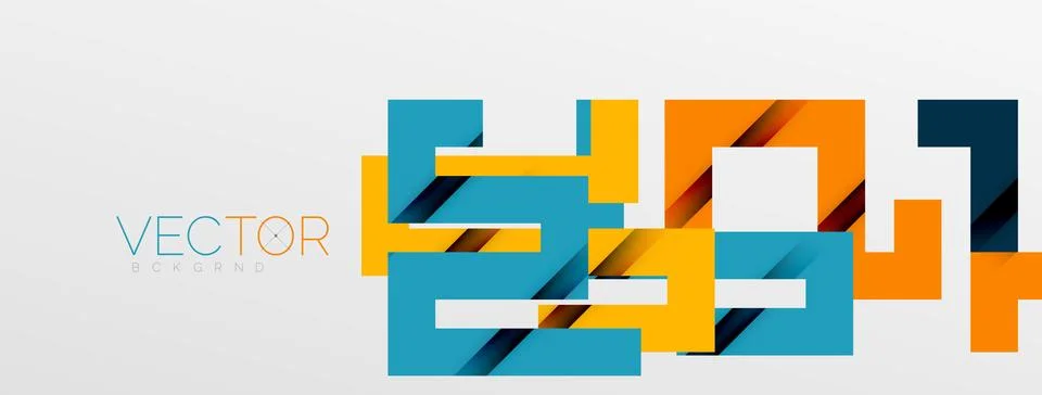 Color bend lines with shadow texture effect. Vector Illustration For Wallpaper Stock Illustration