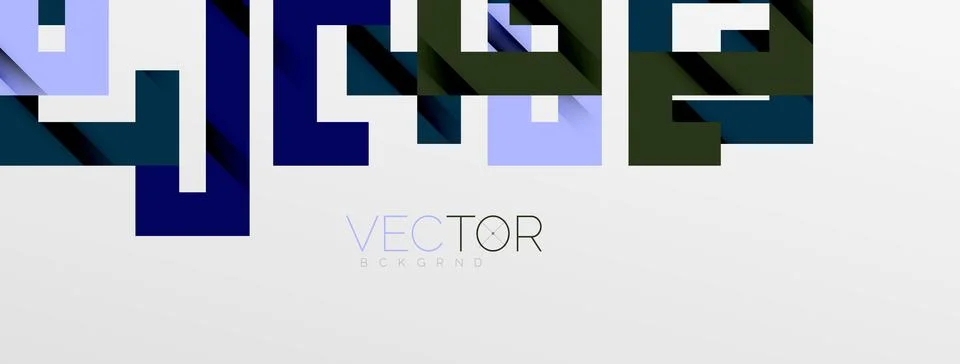 Color bend lines with shadow texture effect. Vector Illustration For Wallpaper Stock Illustration