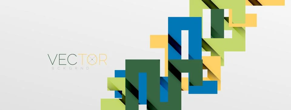 Color bend lines with shadow texture effect. Vector Illustration For Wallpaper Stock Illustration
