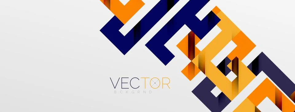 Color bend lines with shadow texture effect. Vector Illustration For Wallpaper Stock Illustration
