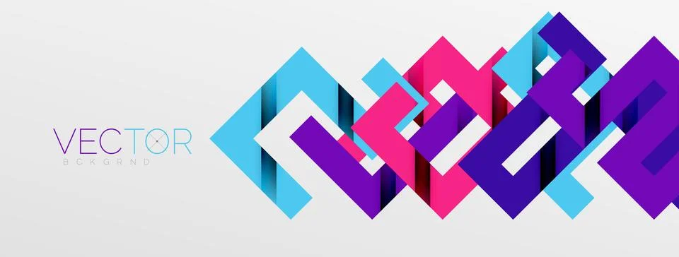 Color bend lines with shadow texture effect. Vector Illustration For Wallpaper Stock Illustration