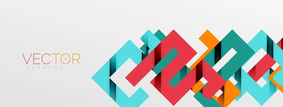 Color bend lines with shadow texture effect. Vector Illustration For Wallpaper Stock Illustration