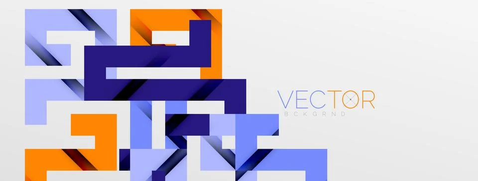 Color bend lines with shadow texture effect. Vector Illustration For Wallpaper Stock Illustration
