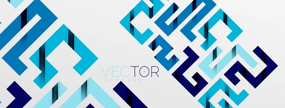 Color bend lines with shadow texture effect. Vector Illustration For Wallpaper Stock Illustration