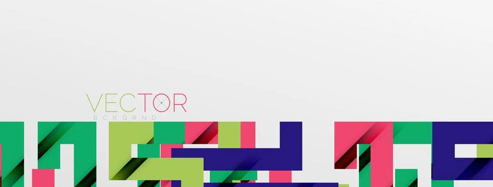 Color bend lines with shadow texture effect. Vector Illustration For Wallpaper Stock Illustration