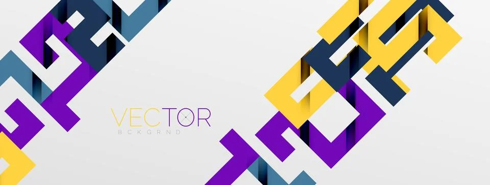 Color bend lines with shadow texture effect. Vector Illustration For Wallpaper Stock Illustration