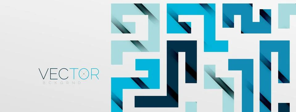 Color bend lines with shadow texture effect. Vector Illustration For Wallpaper Stock Illustration