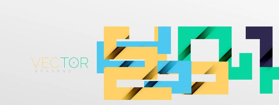 Color bend lines with shadow texture effect. Vector Illustration For Wallpaper Stock Illustration