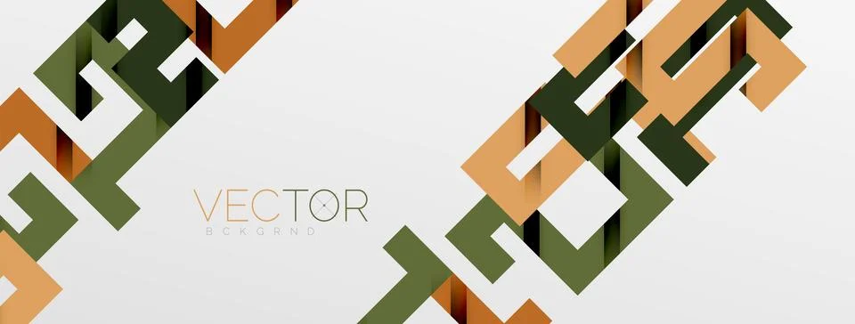 Color bend lines with shadow texture effect. Vector Illustration For Wallpaper Stock Illustration