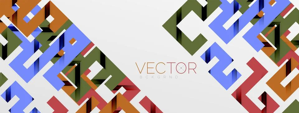 Color bend lines with shadow texture effect. Vector Illustration For Wallpaper Stock Illustration