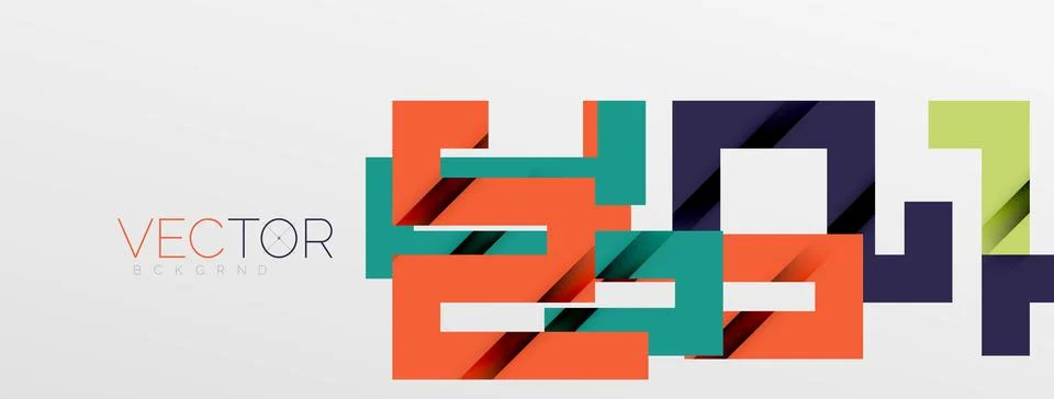 Color bend lines with shadow texture effect. Vector Illustration For Wallpaper Stock Illustration