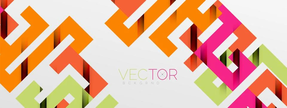 Color bend lines with shadow texture effect. Vector Illustration For Wallpaper Stock Illustration