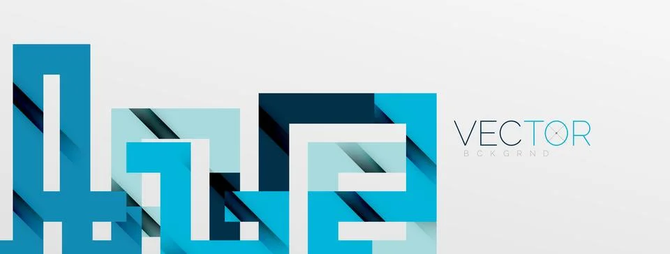 Color bend lines with shadow texture effect. Vector Illustration For Wallpaper Stock Illustration