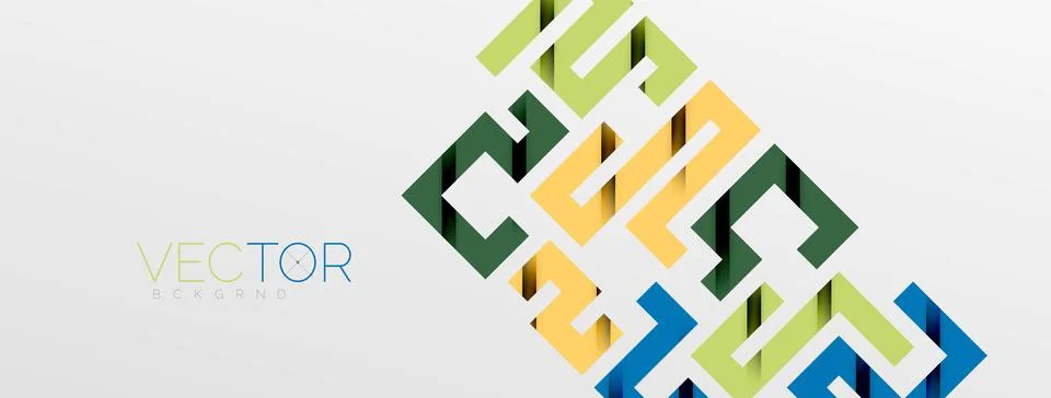Color bend lines with shadow texture effect. Vector Illustration For Wallpaper Stock Illustration