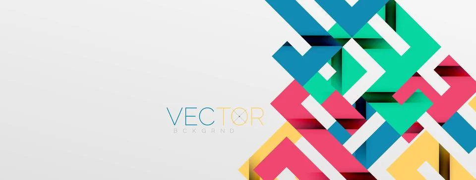 Color bend lines with shadow texture effect. Vector Illustration For Wallpaper Stock Illustration