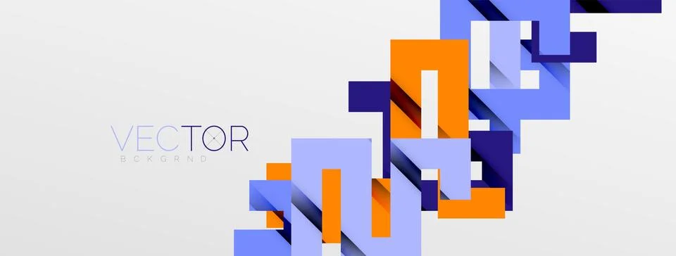 Color bend lines with shadow texture effect. Vector Illustration For Wallpaper Stock Illustration