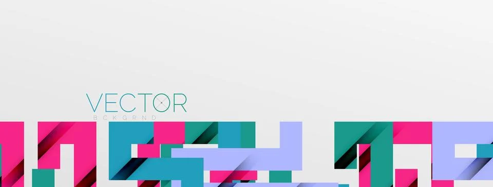 Color bend lines with shadow texture effect. Vector Illustration For Wallpaper Stock Illustration