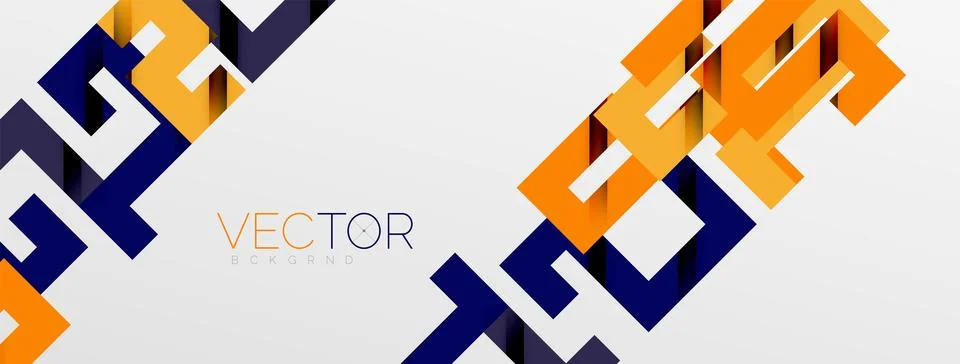 Color bend lines with shadow texture effect. Vector Illustration For Wallpaper Stock Illustration