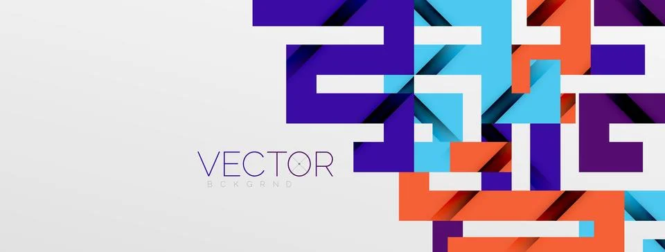 Color bend lines with shadow texture effect. Vector Illustration For Wallpaper Stock Illustration