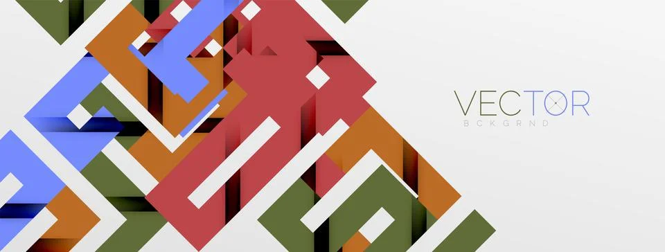 Color bend lines with shadow texture effect. Vector Illustration For Wallpaper Stock Illustration