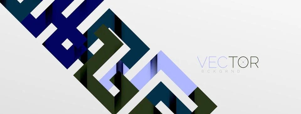 Color bend lines with shadow texture effect. Vector Illustration For Wallpaper Stock Illustration