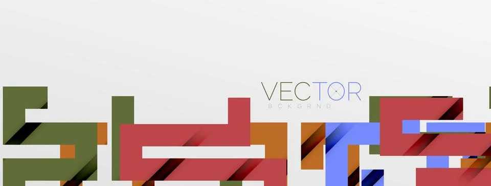 Color bend lines with shadow texture effect. Vector Illustration For Wallpaper Stock Illustration