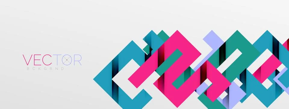 Color bend lines with shadow texture effect. Vector Illustration For Wallpaper Stock Illustration