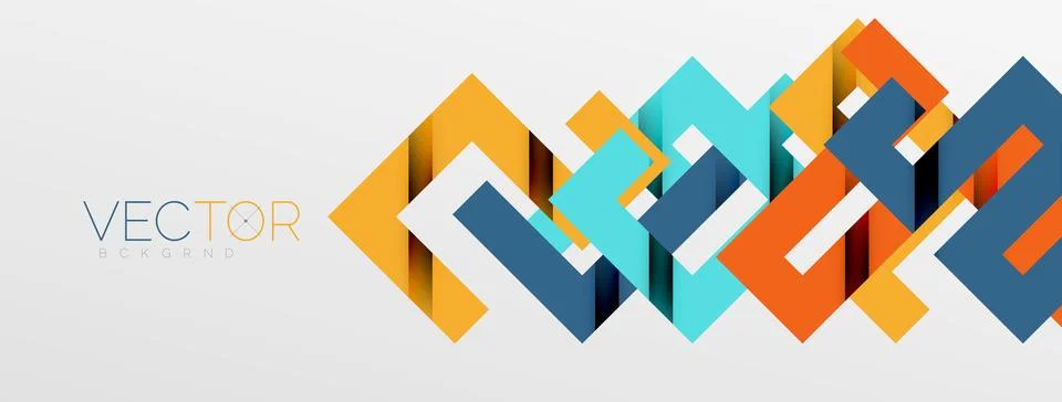 Color bend lines with shadow texture effect. Vector Illustration For Wallpaper Stock Illustration