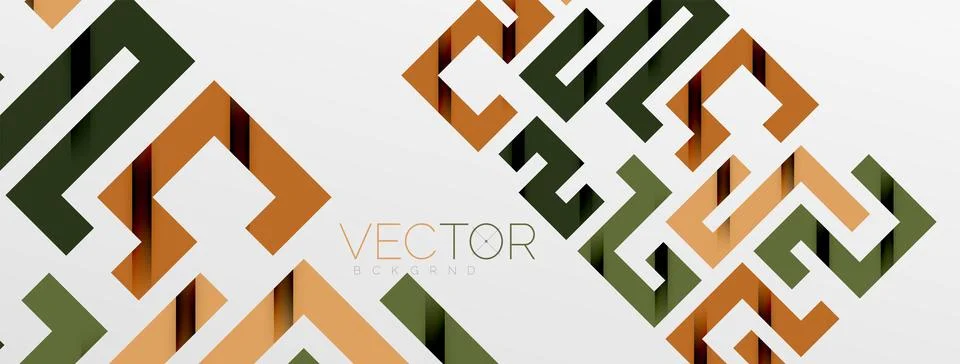 Color bend lines with shadow texture effect. Vector Illustration For Wallpaper Stock Illustration