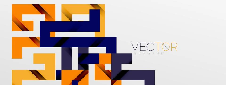 Color bend lines with shadow texture effect. Vector Illustration For Wallpaper Stock Illustration