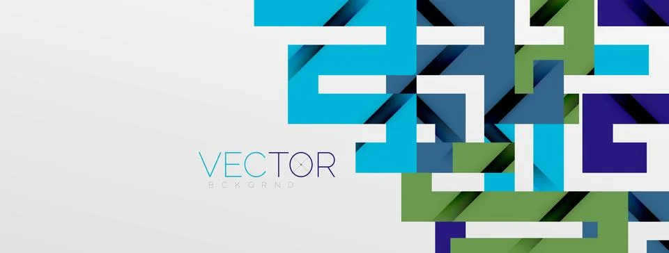 Color bend lines with shadow texture effect. Vector Illustration For Wallpaper Stock Illustration
