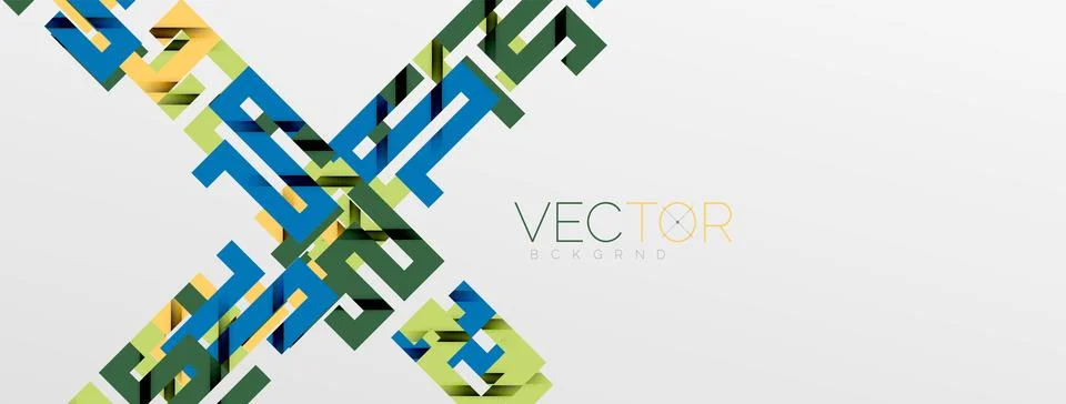 Color bend lines with shadow texture effect. Vector Illustration For Wallpaper Stock Illustration