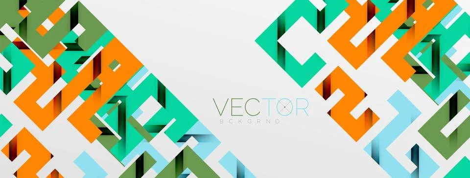 Color bend lines with shadow texture effect. Vector Illustration For Wallpaper Stock Illustration
