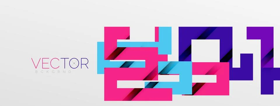 Color bend lines with shadow texture effect. Vector Illustration For Wallpaper Stock Illustration