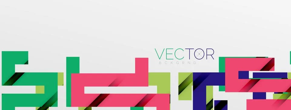 Color bend lines with shadow texture effect. Vector Illustration For Wallpaper Stock Illustration