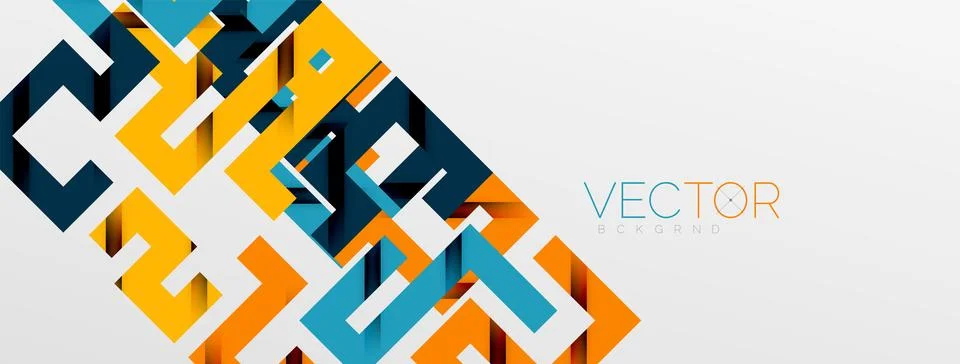 Color bend lines with shadow texture effect. Vector Illustration For Wallpaper Stock Illustration