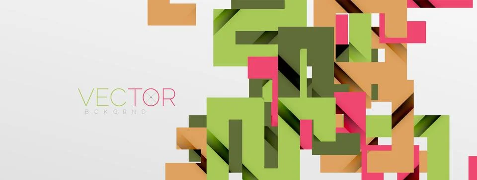 Color bend lines with shadow texture effect. Vector Illustration For Wallpaper Stock Illustration
