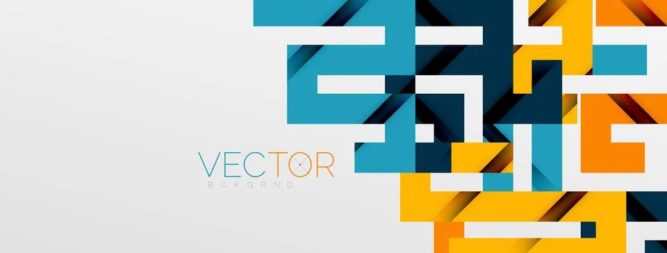 Color bend lines with shadow texture effect. Vector Illustration For Wallpaper Stock Illustration